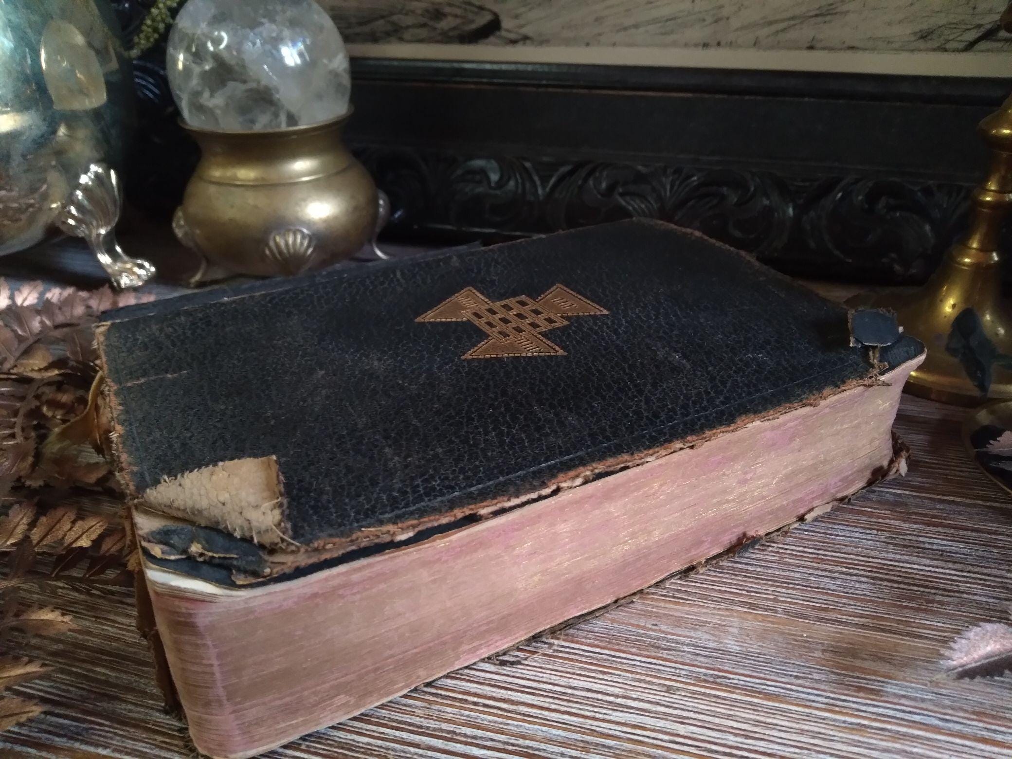 1940年代のヴィンテージ、テンプル騎士団の聖書、フリーメイソン