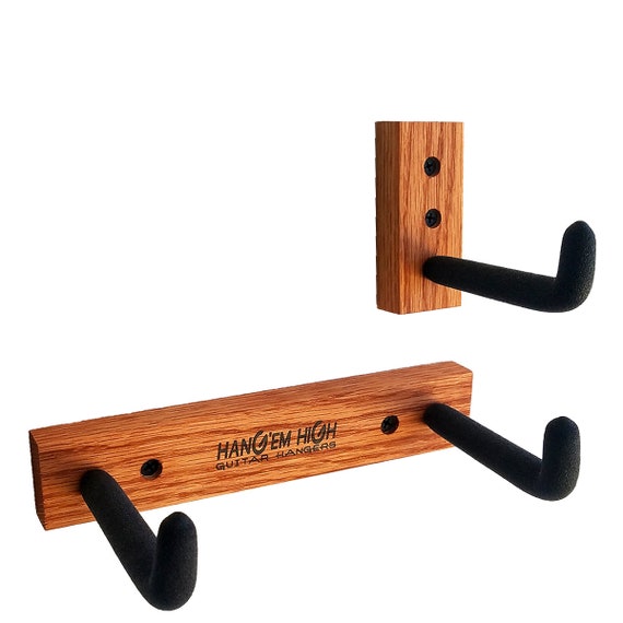 CLASSIC Angled Hang em High Guitar Hanger for Acoustic and Thick