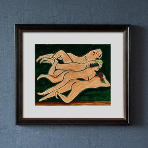 sanyu_Four nackte Frauen Ölgemälde Wand Kunst Bild Druck Wand Dekoration Bild herunterladen Home Decor, Zeichnung, minimalistische JPG
