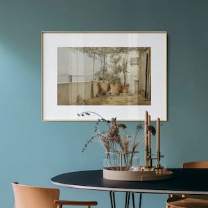 A Loggia From Procida -Martinus Rorbye oil painting Printable Art, Modern Wall art , Modern Art prints JPG download