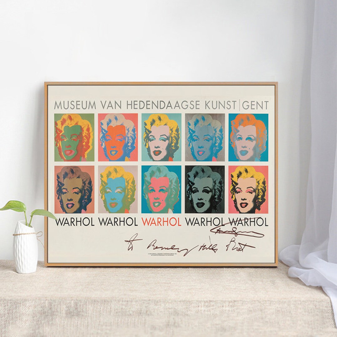 Andy Warhol Marilyn Monroe Print | Pop Art Home Decor (digital Download ...