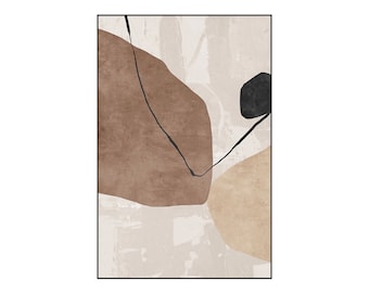 Neutral abstract Large abstract painting| Wall Art, Printable, Digital Download, Line Art, Home Decor, Drawing, Minimalist