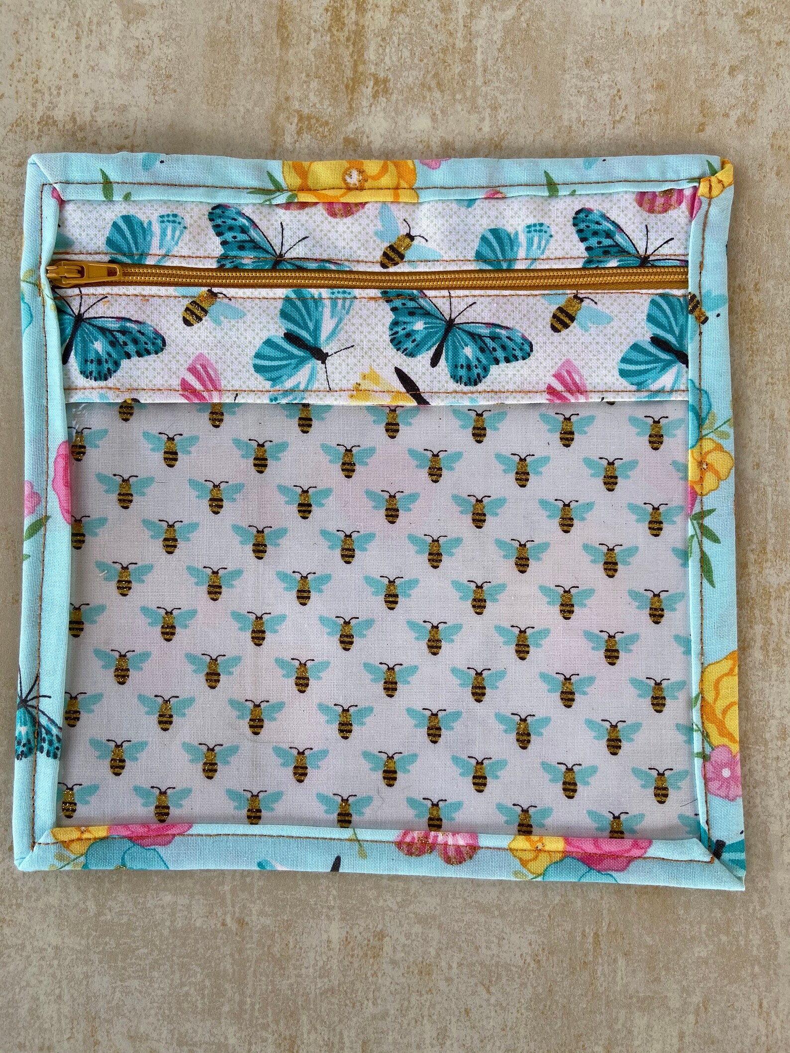 Clear Front Zipper Pouch Etsy