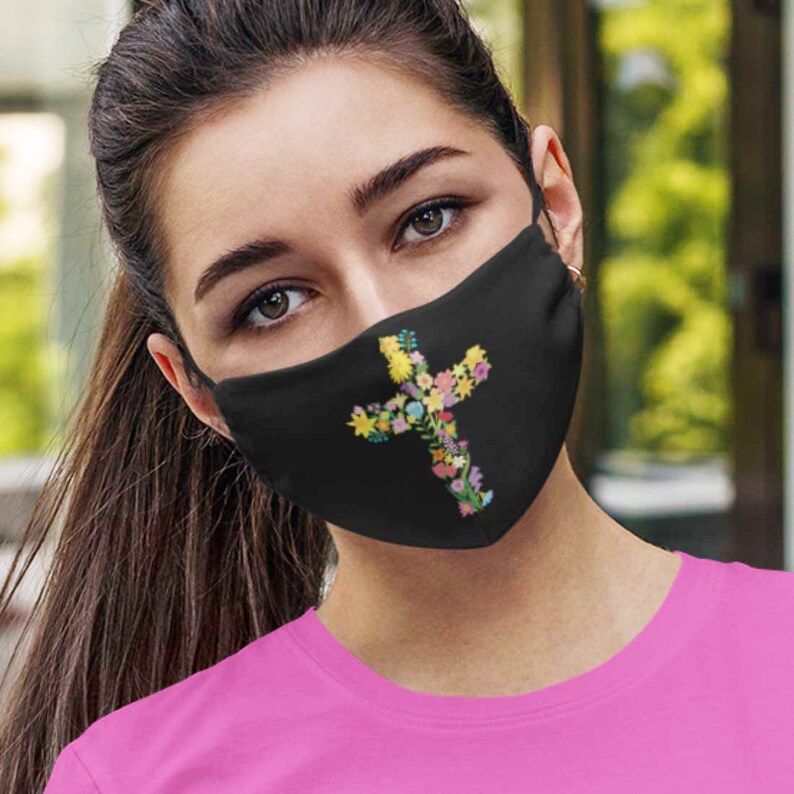 CROSS Face mask Religious Face Masks Christian Face Masks Etsy