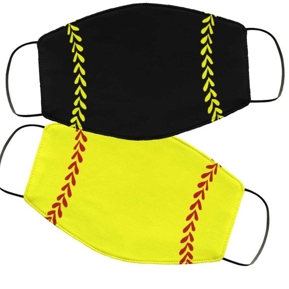 SOFTBALL face mask softball mom face mask softball facemask Etsy