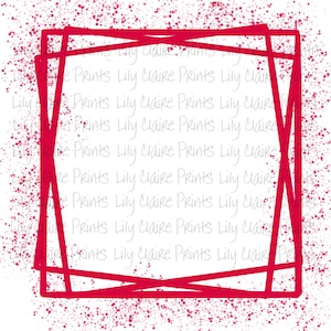 Red Paint Splatter Frame Fondo PNG, Sublimación, PNG transparente, Descarga instantánea, Descarga digital, backsplash png, marco de salpicaduras