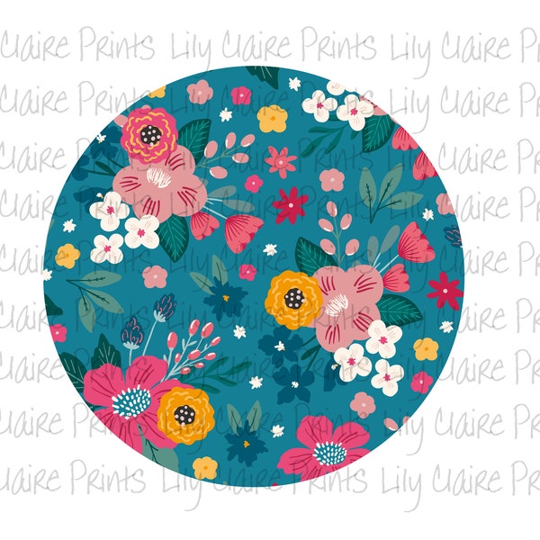 Round Circle Clipart Transparent PNG Floral Printable Sublimation Download Label Sticker Jewelry Design Coaster Ornament Design