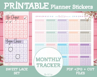 Chore stickers Instant download CUT FILE PRINTABLE Home stickers Silhouette Erin Condren Planner Stickers STR030 House stickers