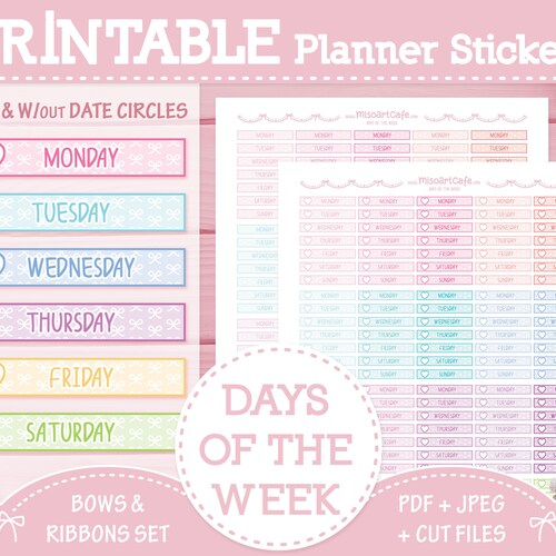 Glitter Date Covers Planner Stickers Printable Planner Etsy