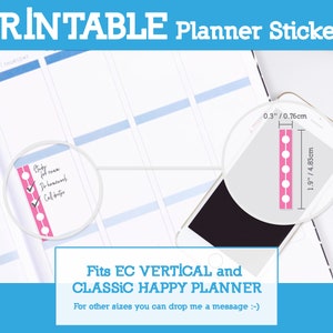 Circle Checklist Printable Planner Stickers Daily Planner Bullet ...