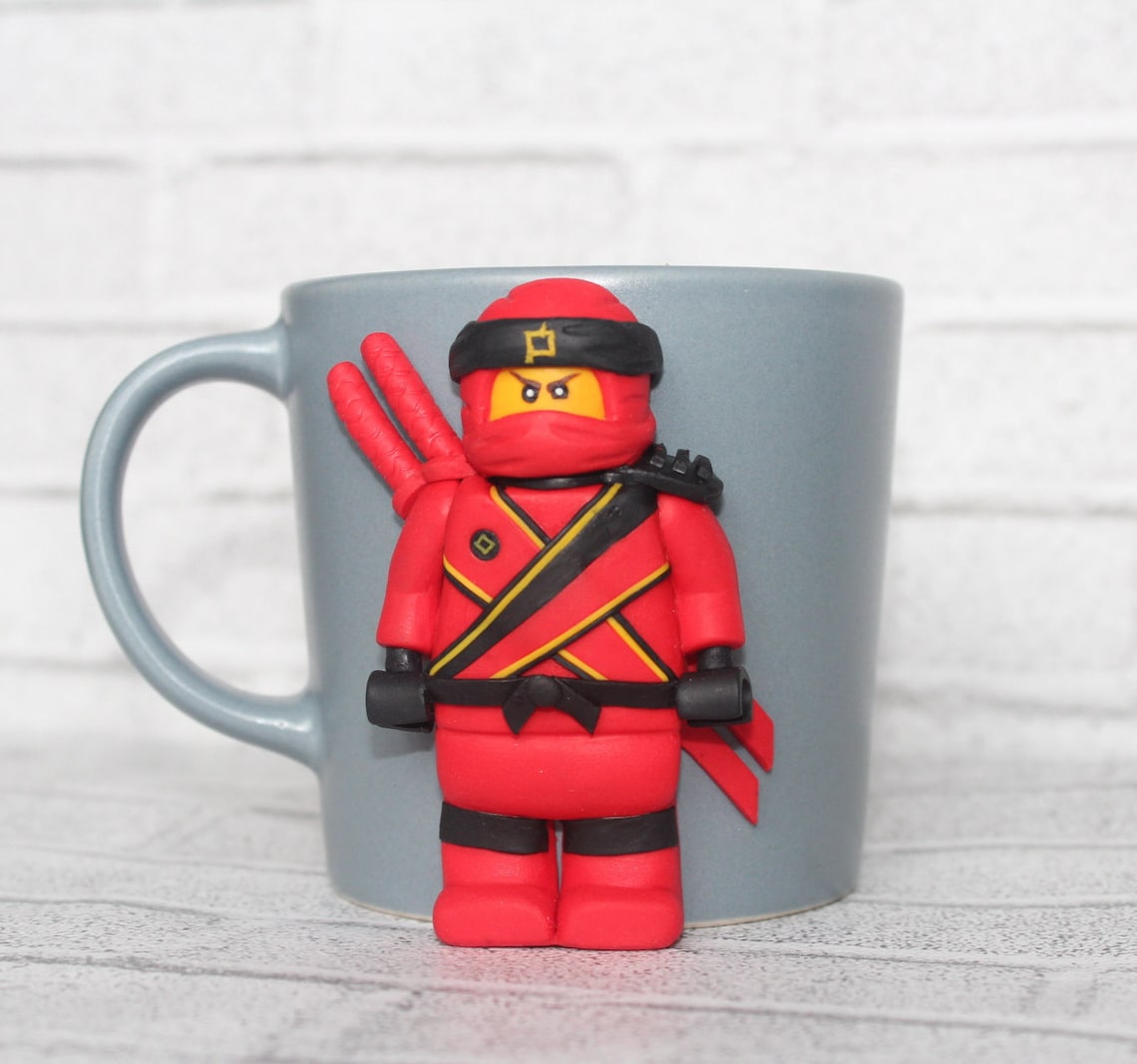 Lego mug mug with decorMugs polymer clay Kitchen Etsy