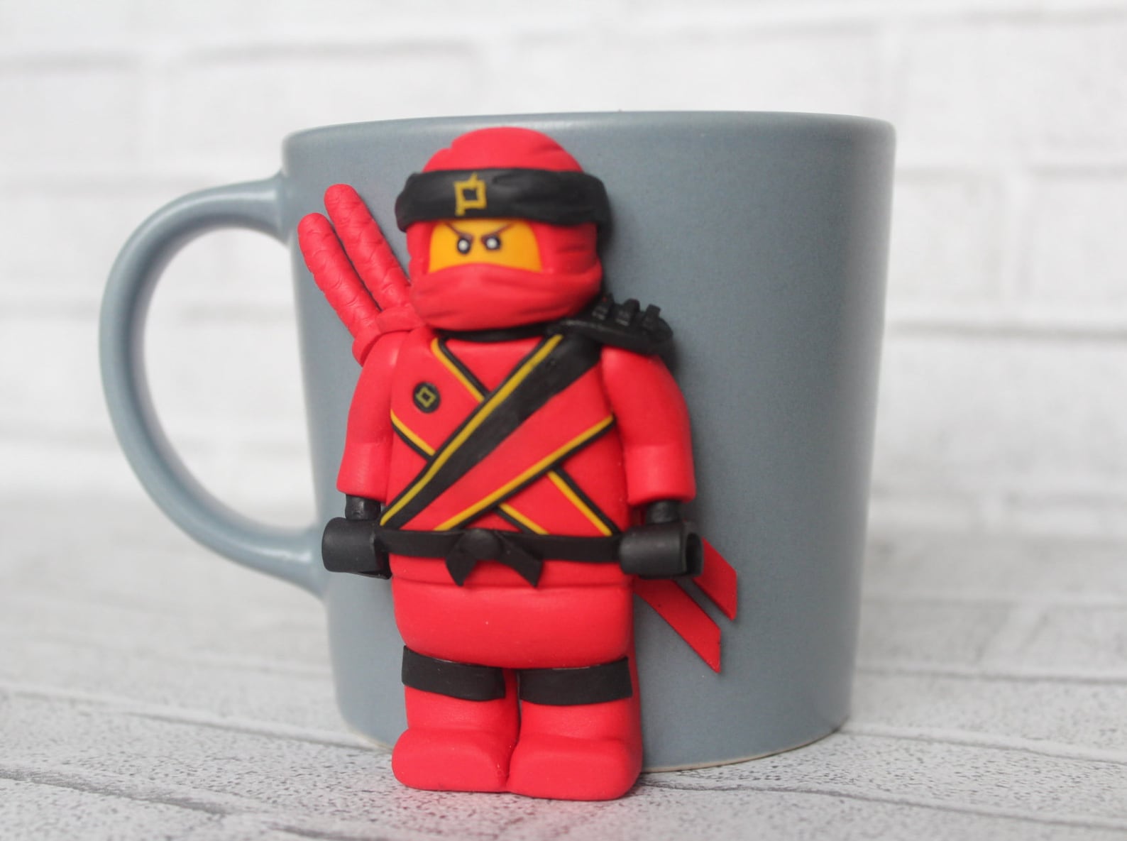Lego mug mug with decorMugs polymer clay Kitchen Etsy