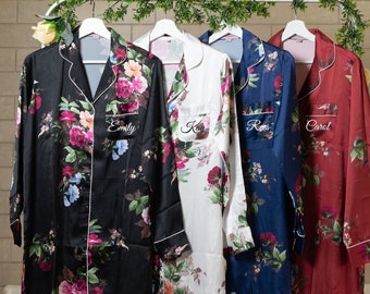 Bridesmaid Long Shirts / Bridesmaid Shirts /Bridesmaid Sleepwear Shirt / Pajama Party Set / Bridesmaids Pajamas / Bridesmaids Gifts