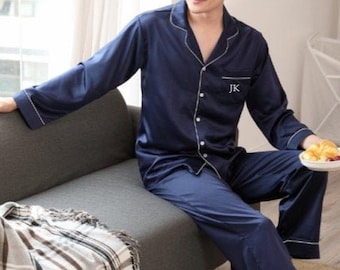 Pyjama pour homme personnalisé, cadeau de marié, cadeau d'homme d'honneur, cadeau d'anniversaire, père de la mariée, cadeau de garçon d'honneur, coffret cadeau de garçon d'honneur