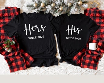 His & Hers Couple Matching Pajamas | Couples Gift | Couples Pajamas | Gift for Him | Gift for Her | Matching Family Pajamas