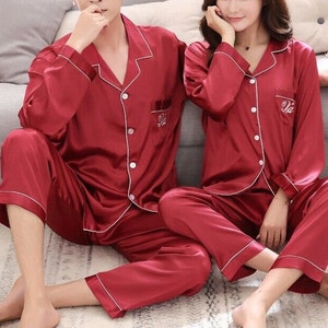 Couples Gift, Couples Pajamas, Matching Family Pajamas, Gift for Him, Gift for Her, Gift for Husband, Gift for Wife image 2