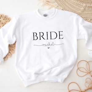 Personalisiertes Sweatshirt, Brautjungfernshirt, Brautjungfernshirt