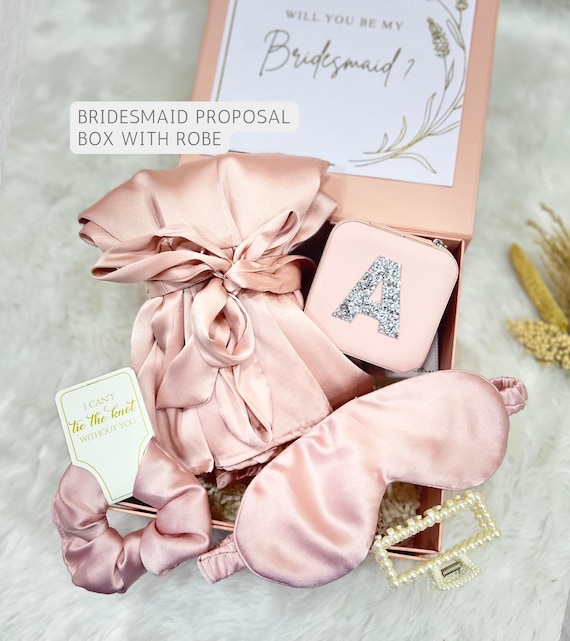 Bridesmaid Proposal Box Bridesmaid Pajamas Custom Bridesmaid 