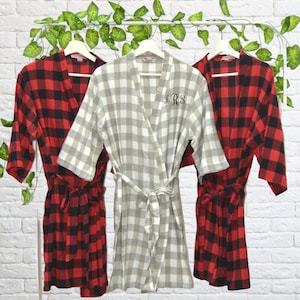 Bridesmaids Flannel Dress - Etsy
