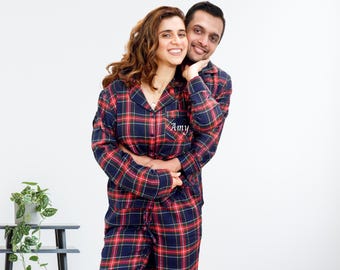 Couples Gift, Couples Pajamas, Matching Family Pajamas, Valentines Day Gift, Gift for Him, Gift for her, Gift for Husband, Gift for Wife
