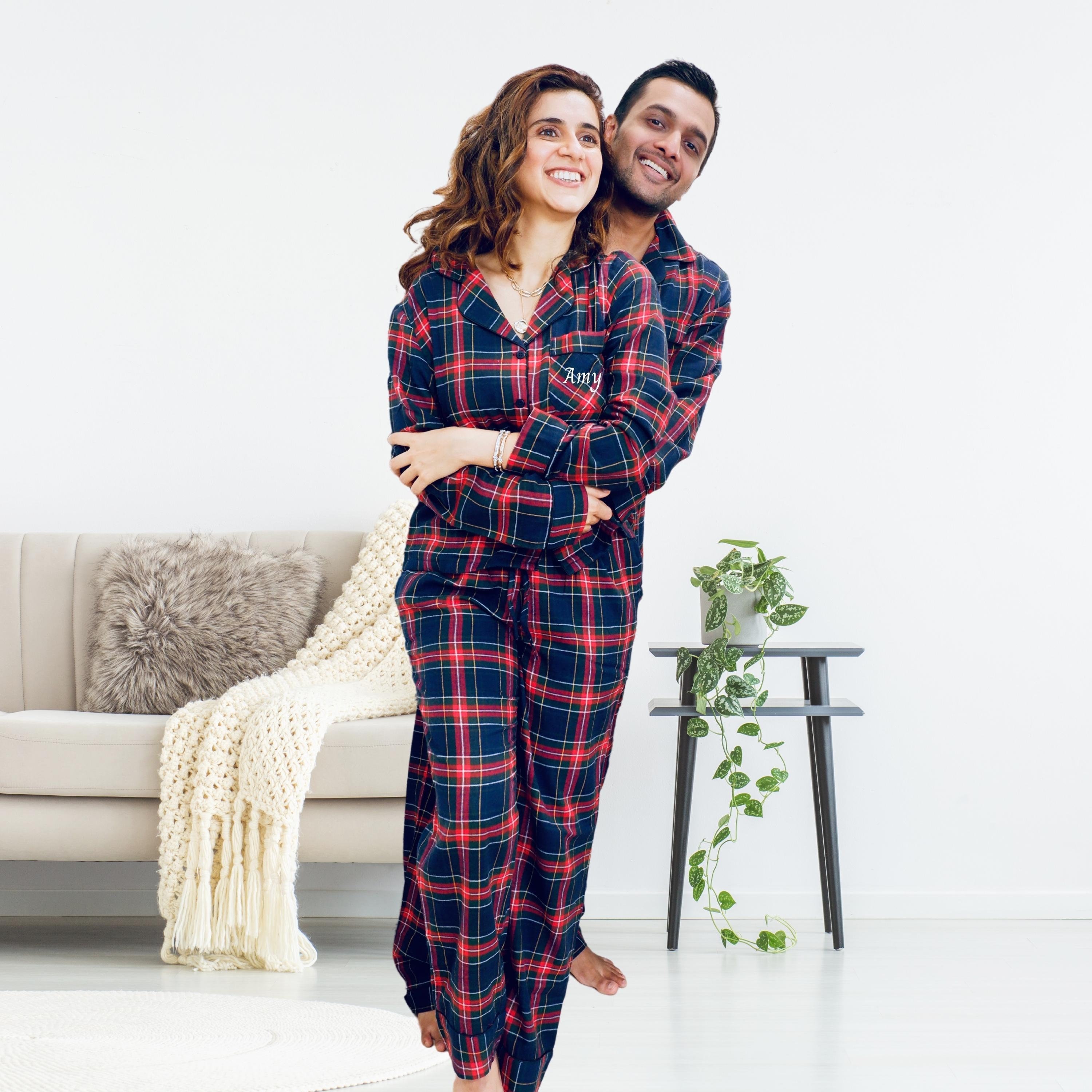 Couples Gift, Couples Pajamas, Matching Family Pajamas, Valentines Day Gift, Gift for Him, Gift for her, Gift for Husband, Gift for Wife