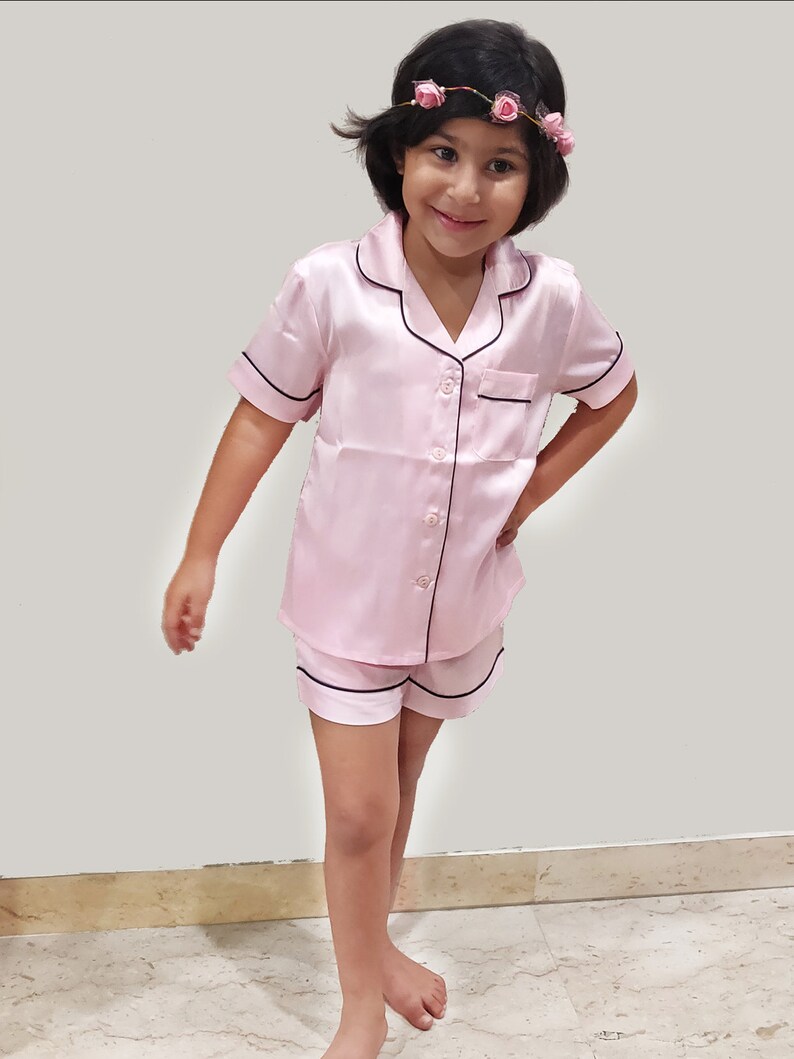 Flower Girl Pajamas Monogrammed Gift Flower Girl PJs Custom Etsy