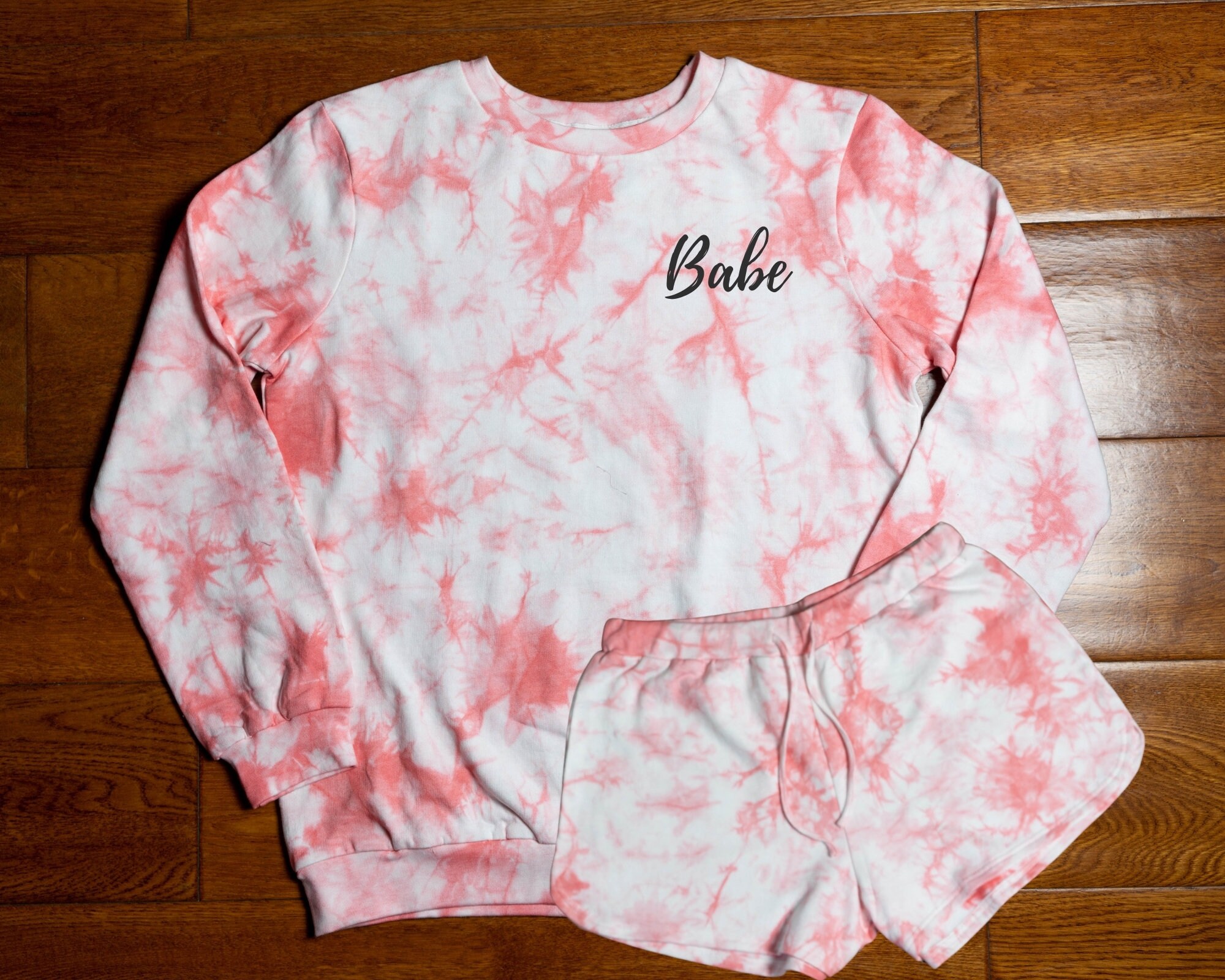TIE DYE Sweats Lounge SET // Pastel Tie Dye Sweatsuit // Tie | Etsy