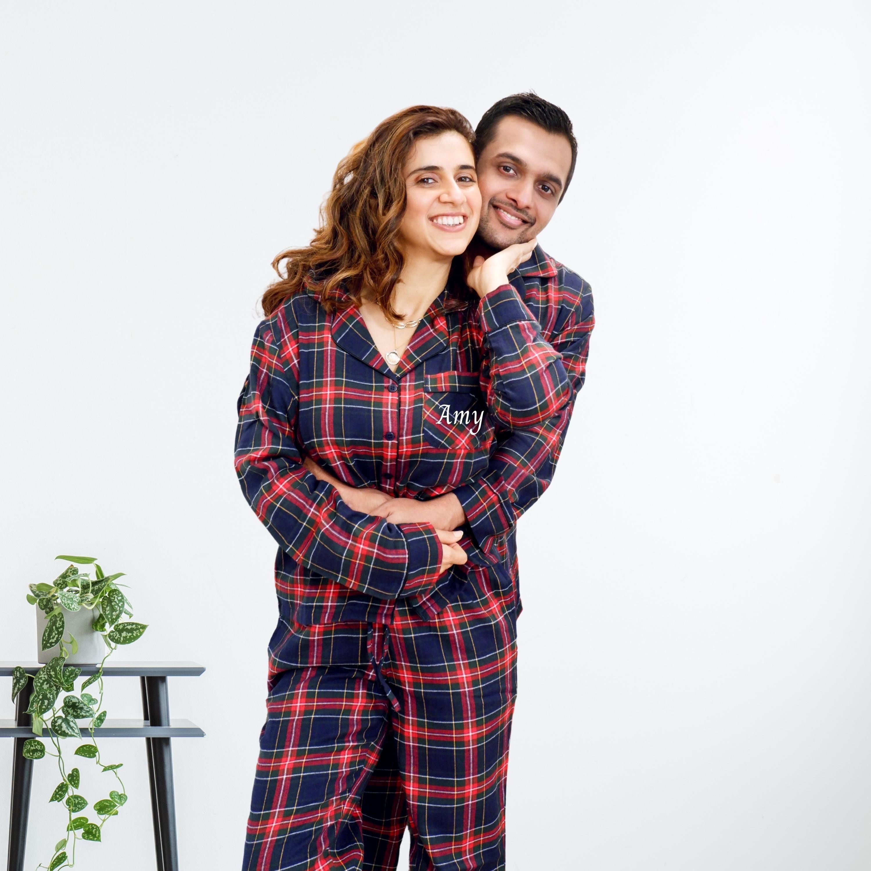 Couples Gift, Couples Pajamas, Matching Family Pajamas, Valentines Day  Gift, Gift for Him, Gift for Her, Gift for Husband, Gift for Wife 