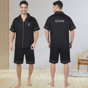 Personalized Men's Pajamas, Groom Gift, Best Man Gift, Birthday Present, Father of the Bride, Groomsmen Gift, Groomsmen Gift Set image 7