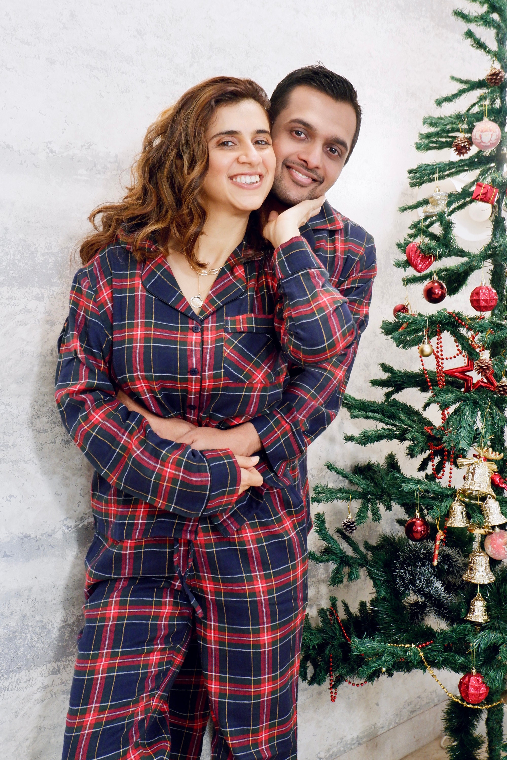 Christmas Pajamas, Family Matching Plaid Buffalo Christmas Pajamas Set ...