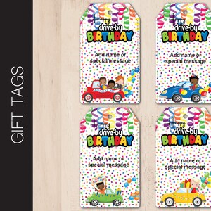 Bearbeitbare BIRTHDAY BOY Theme Geschenkanhänger. Geburtstag Parade Geschenkanhänger. Social Distancing Geschenke. Veranda Geschenke. Bearbeitbarer Sofortiger Download.