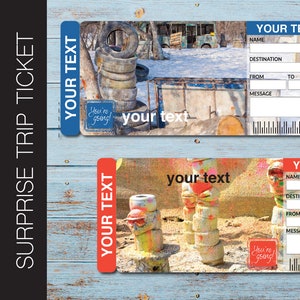 Paintball Surprise Reveal Ticket Etsy