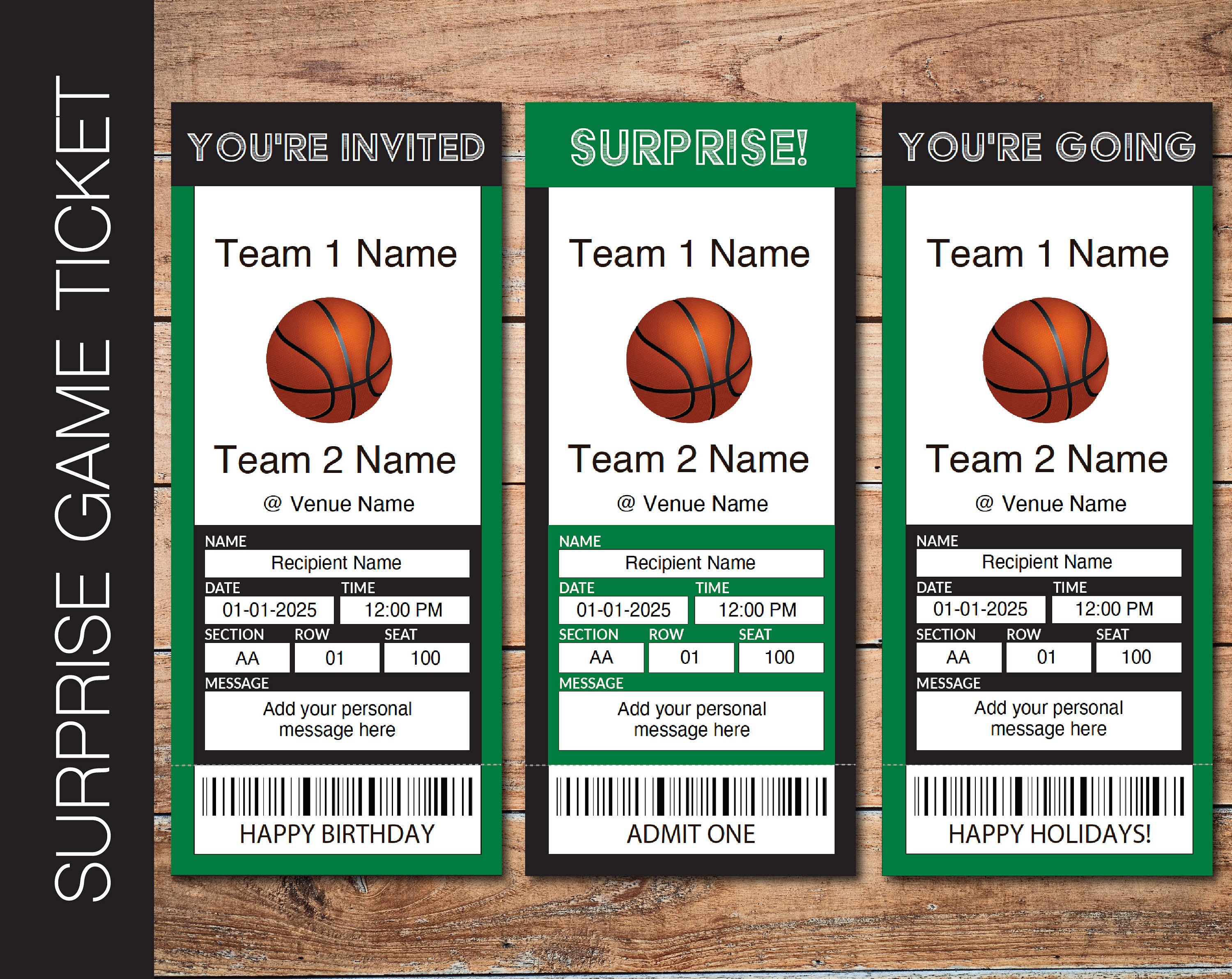 Basketball Tickets Template Basketball Tickets Template