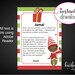 Printable ELF Personalized Letter. Letter From Elf. Christmas Letter ...