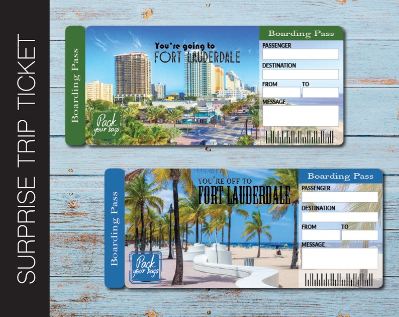 round trip ticket to fort lauderdale