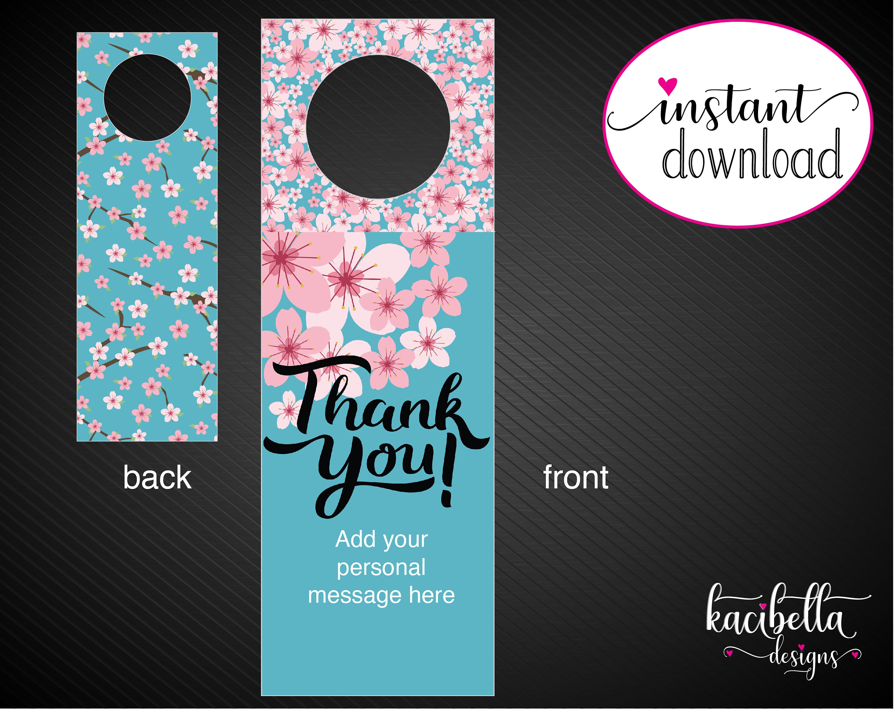 Printable PERSONALIZED Wine Gift Tag. Thank You. Wine Bottle | Etsy
