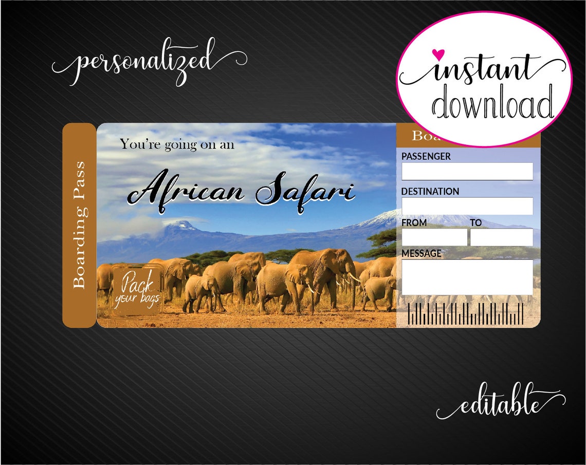 african safari wildlife park tickets