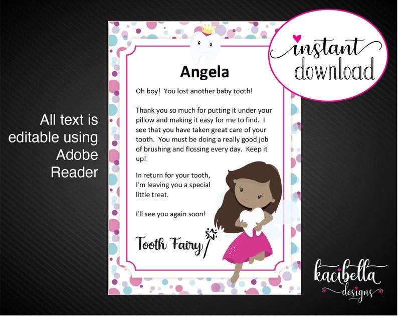 missing tooth fairy letter template missing tooth fairy letter template