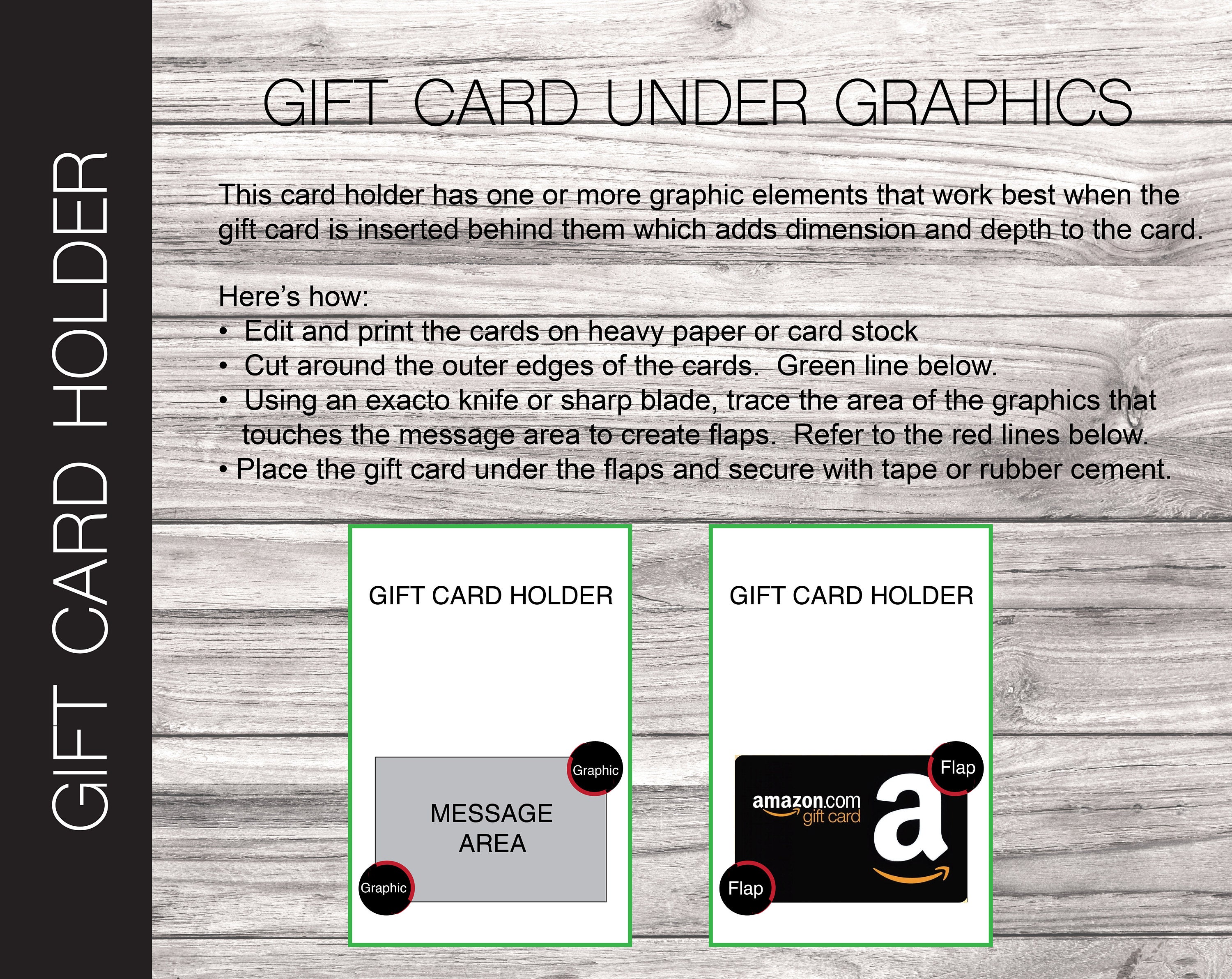 printable birthday gift card holder personalized chalkboard etsy