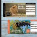 Printable BUSCH GARDENS Surprise Trip Tickets. Vacation Ticket. Mock ...