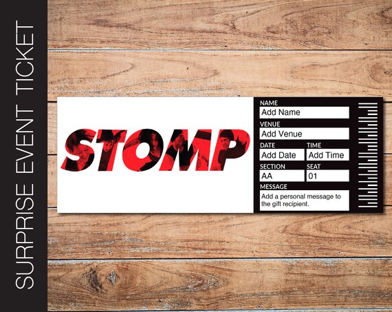 Stomp off broadway discount tickets sale