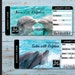 Printable SWIM With DOLPHINS Surprise Trip Tickets. Vacation | Etsy