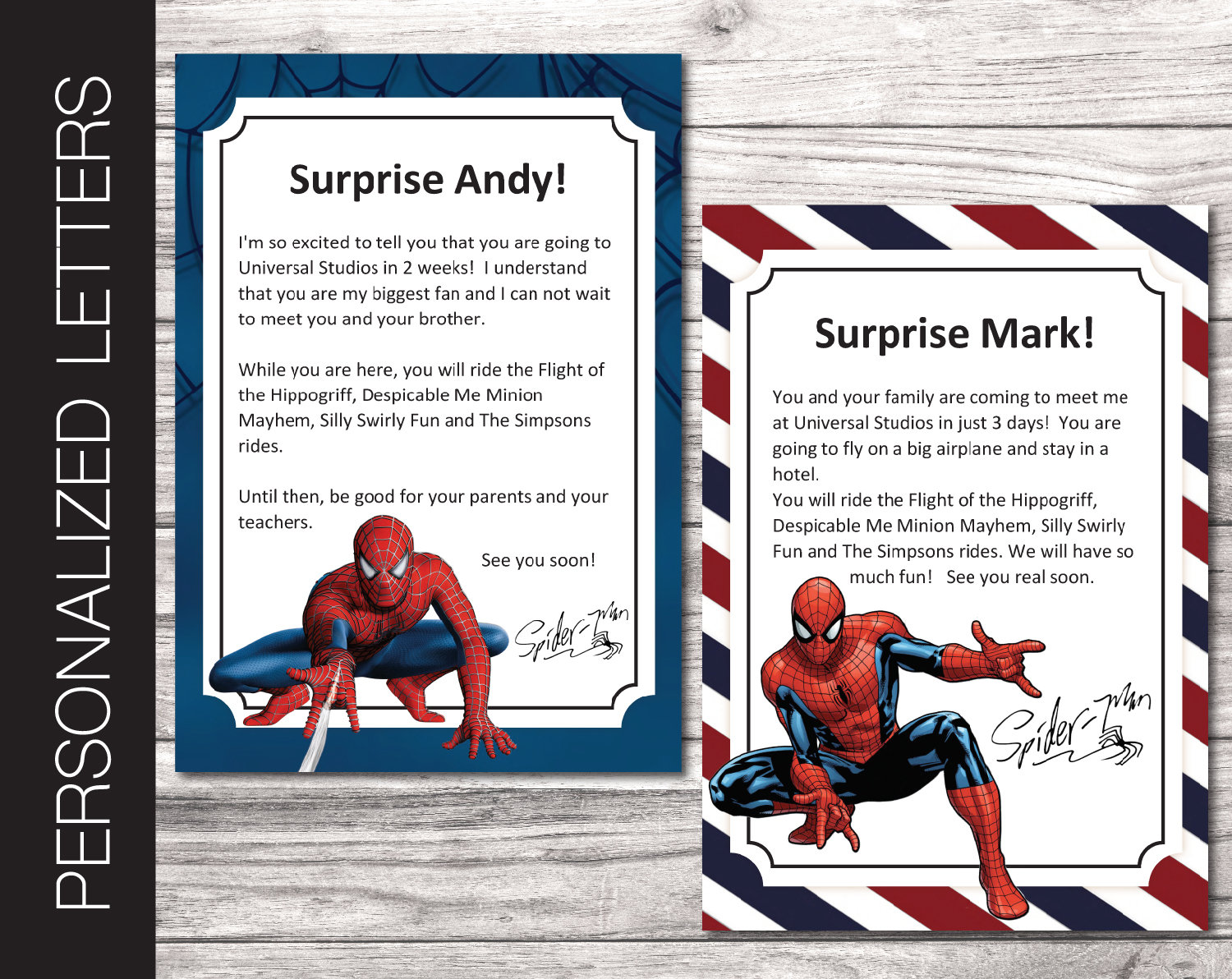 Carta del hombre araña México