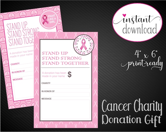 Christmas Party For Susan Komen Tyler 2022 Printable Breast Cancer Charity Donation Gift Card. Susan G | Etsy Ireland