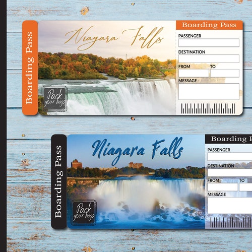 Editable Boarding Ticket Template. Surprise Airline Gift. - Etsy