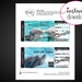 Printable SWIM With DOLPHINS Surprise Trip Tickets. Vacation Ticket ...
