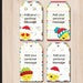 Printable CHRISTMAS EMOJI Gift Tags. Emoji Merry Christmas. Editable ...