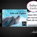 Printable SWIM With DOLPHINS Surprise Trip Tickets. Vacation Ticket ...