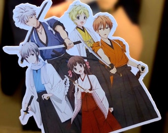 Fruits Basket Kyo and Tohru Sticker kiss and hug Season 3 Holo