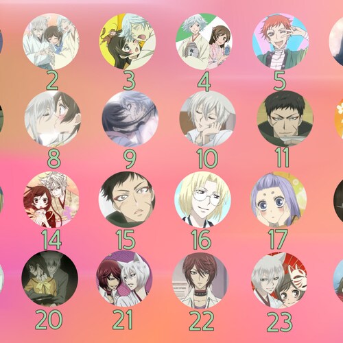 Kamisama Kiss Buttons/pins Tomoe Nanami Kurama Jiro - Etsy